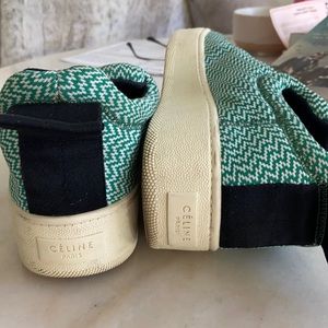 Celine printed grosgrain slip on